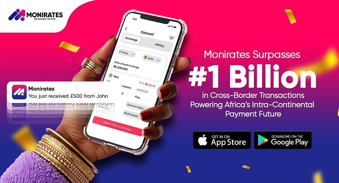 Monirates Surpasses ₦1 Billion in Cross-Border Transactions